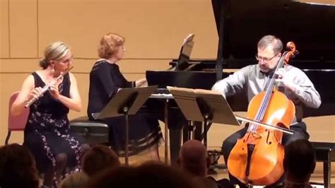 Weber, Trio For Flute, Cello & Piano